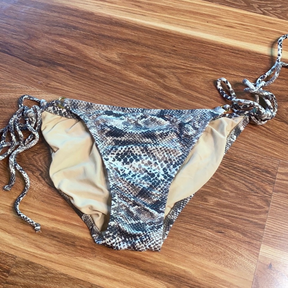 Lisa Curran snake print bikini bottoms